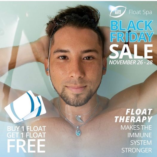 BOGO Black Friday Sale Starts Early At True Rest Float Spa! Jersey
