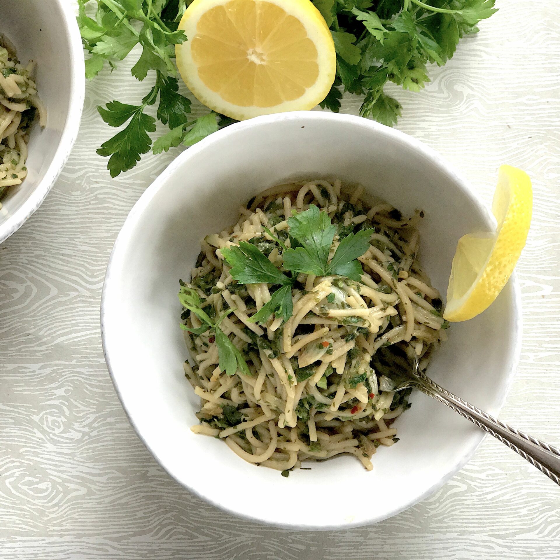 Spinach Spaghetti Aglio e Olio Jersey Shore Scene