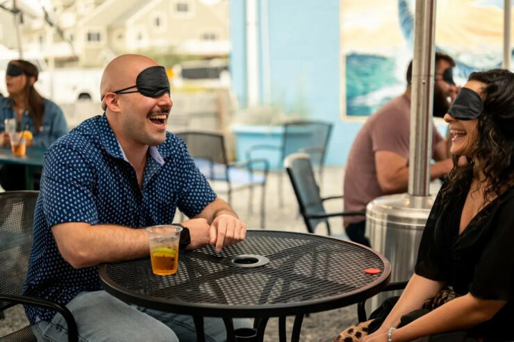 Blindfolded People Go Speed Dating